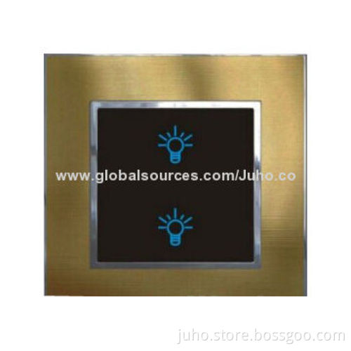 2-gang Satin Metal Touch Switch